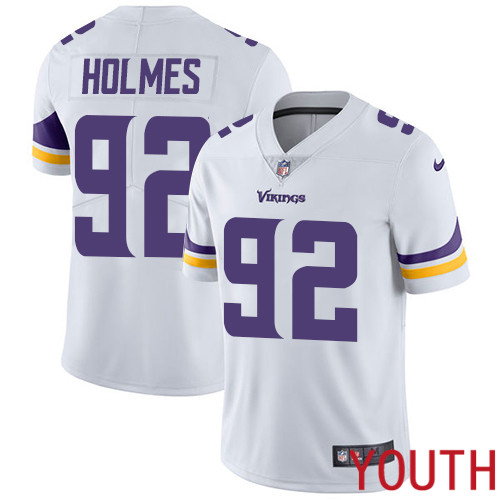 Minnesota Vikings #92 Limited Jalyn Holmes White Nike NFL Road Youth Jersey Vapor Untouchable->youth nfl jersey->Youth Jersey